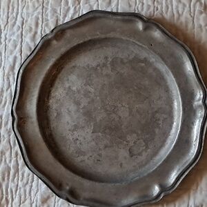 Pewter plate